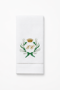 Linen Lily of the Valley Monogrammed Napkin