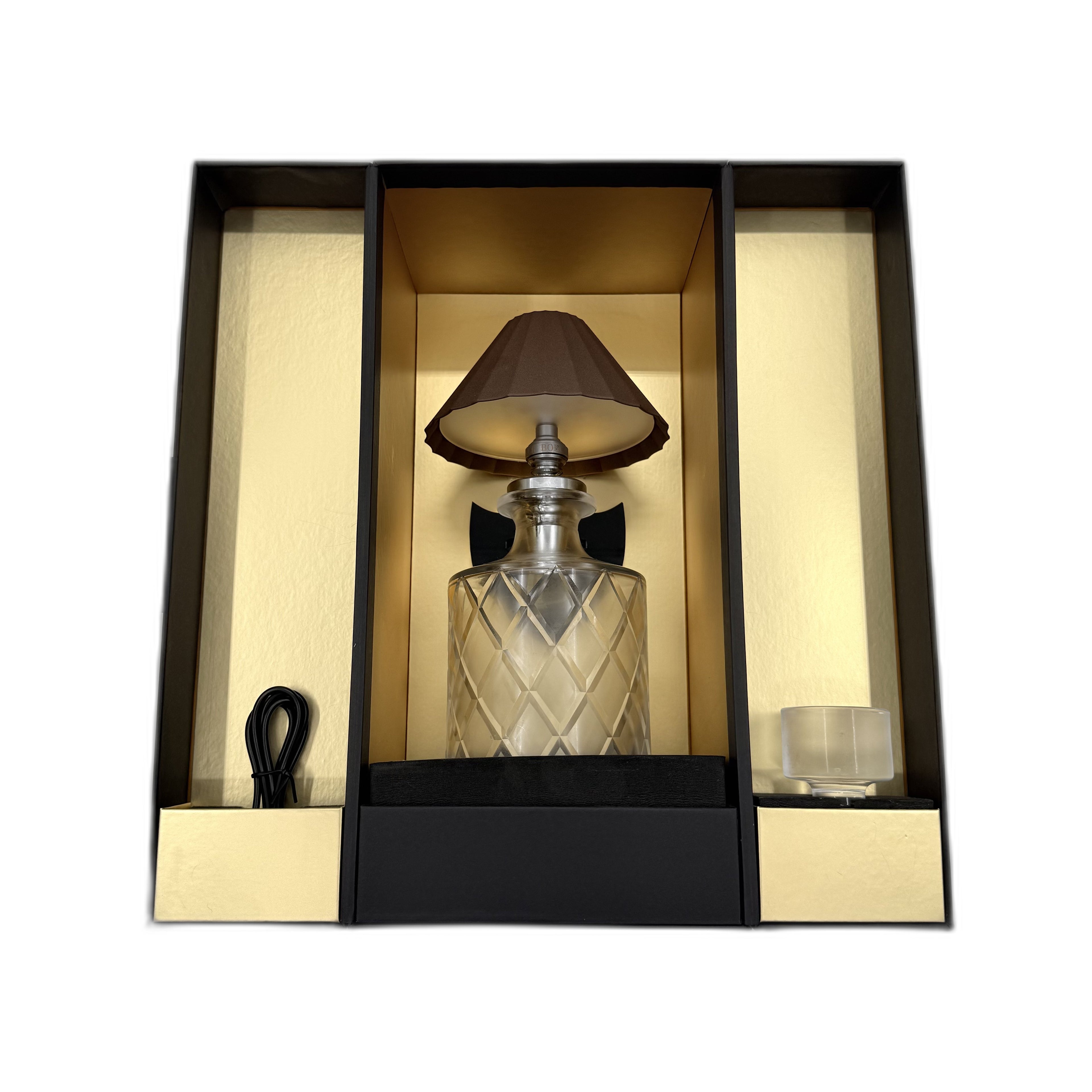 The King Charles decanter lamp