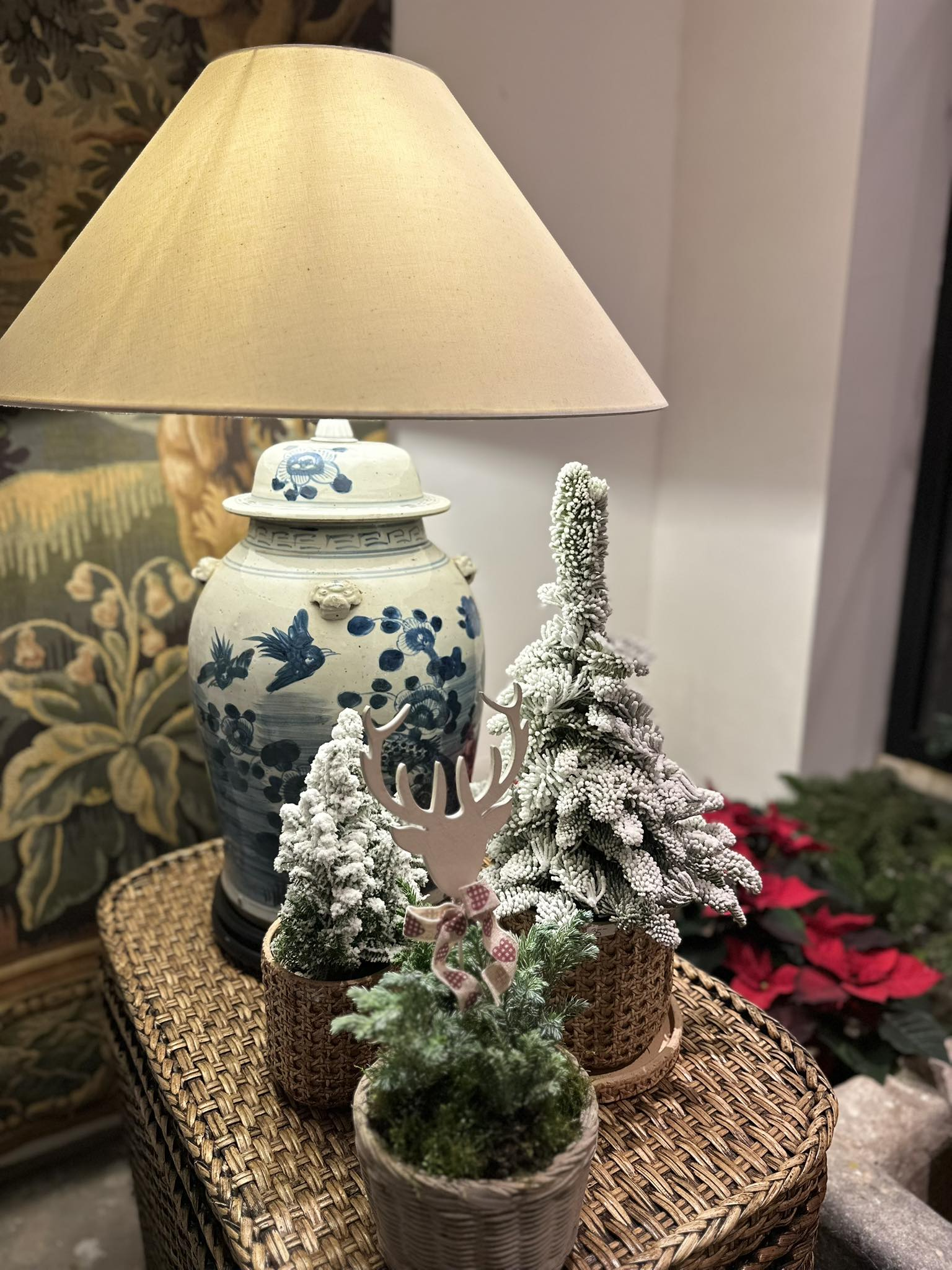 The Winter Pines Porcelain pot