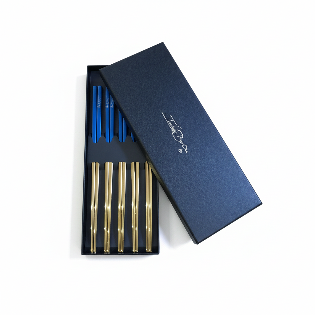 The Chopsticks on white background