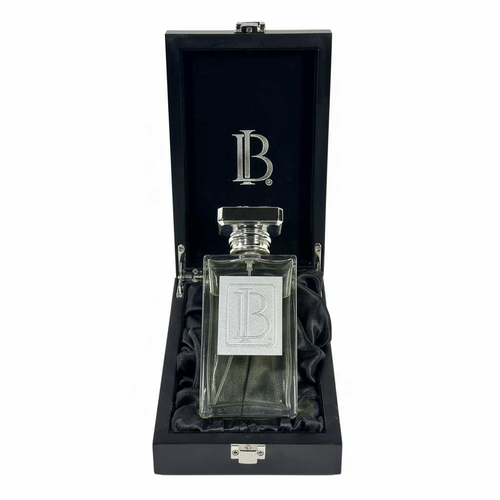 The Perfume on white background