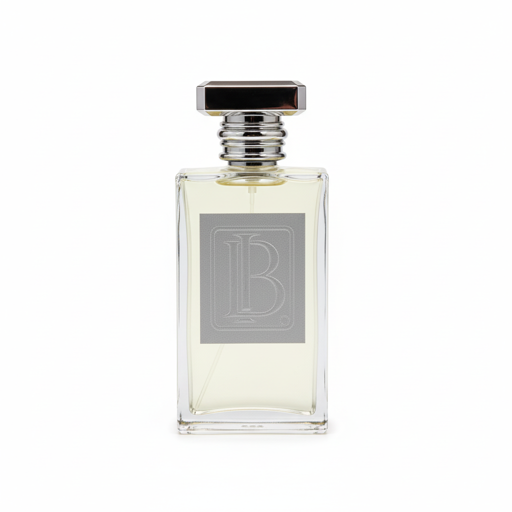 The Perfume on white background