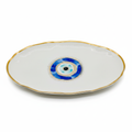 The Oval Plate on white background