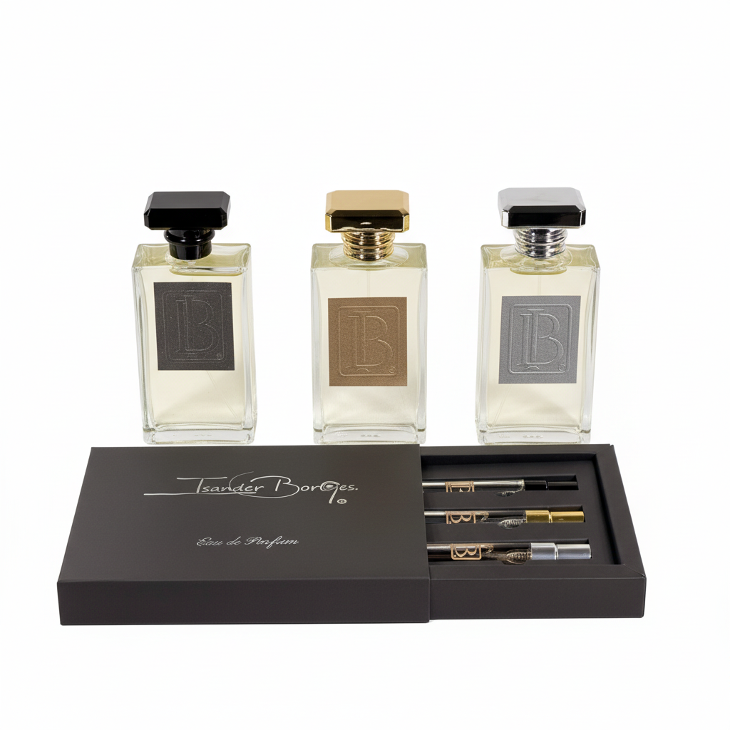 The Perfume - All Fragrances on white background