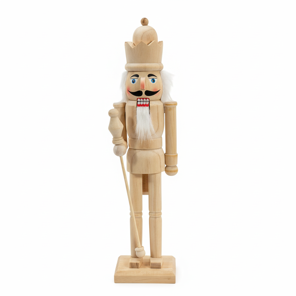 The Nutcracker Lamp on white background