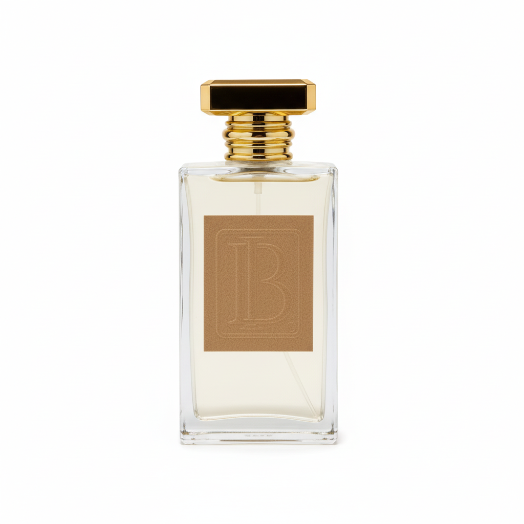 The Perfume on white background